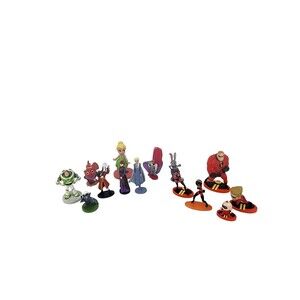 Disney Pixar Figures Cake Toppers Toy Story Incredibles Frozen Hook Nemo Lot